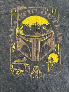 MAD Engine Yellow and Brown Galactic Outlaw XL Men’s Tshirt